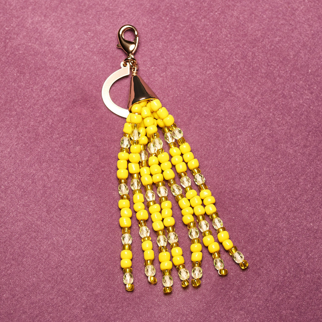 Yellow earring charms